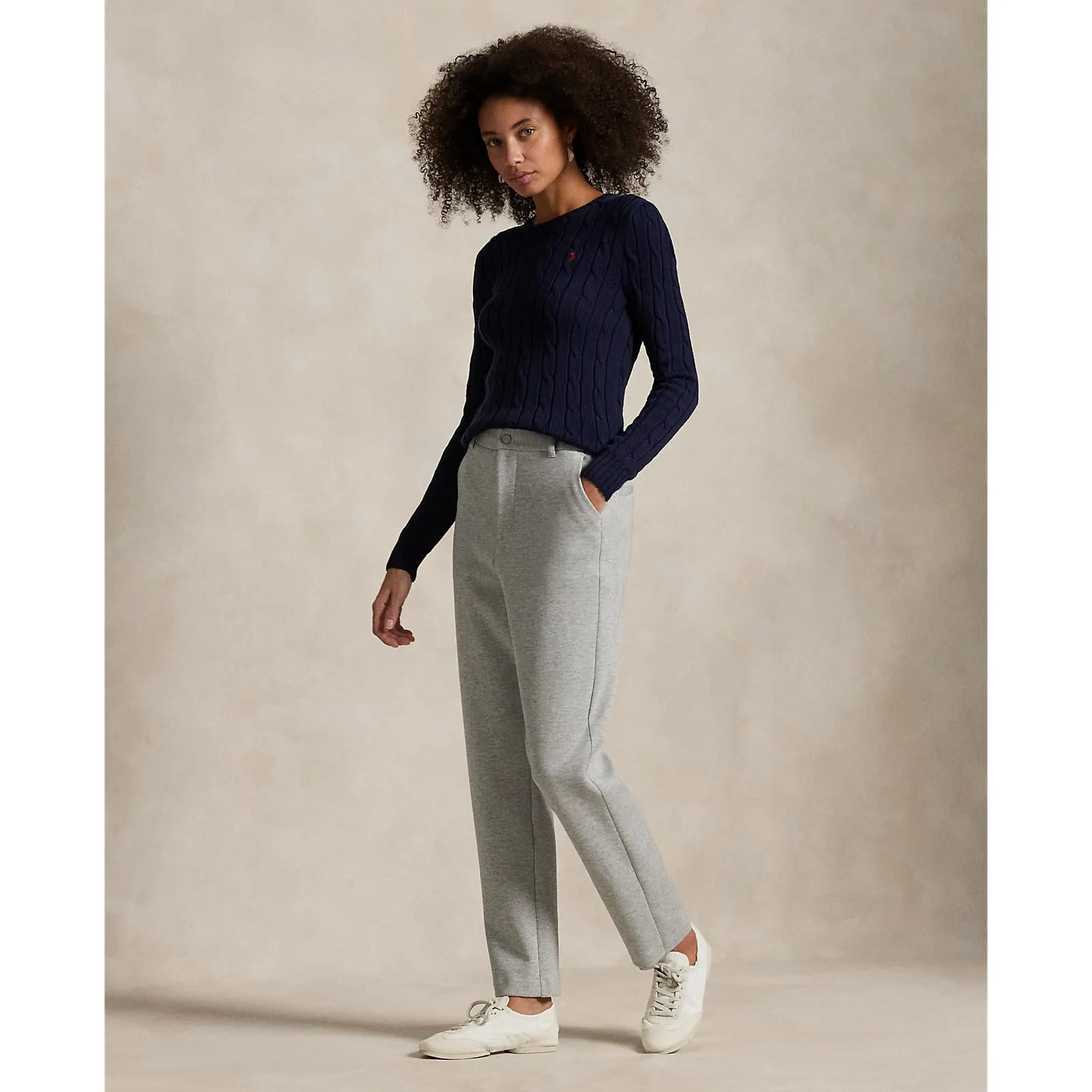 Walk Loud Rlx Ralph Lauren Women'S Double Knit Golf Pants - Andover Heather