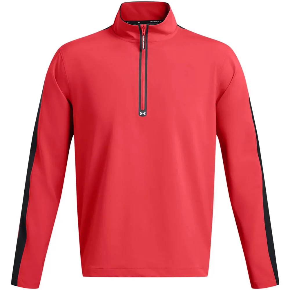 Thanksgiving Day Sale Under Armour Storm Windstrike 1/2 Zip Pullover - Red Solstice/Black/White