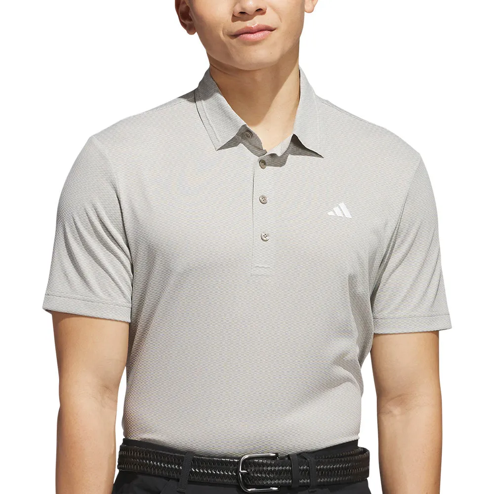 Adidas Ultimate365 Tour Texture Lc Polo Shirt - Putty Beige Black Friday Deal