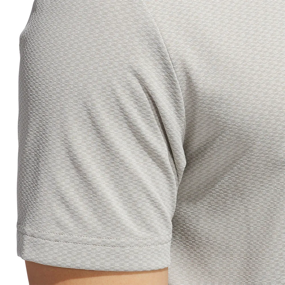 Adidas Ultimate365 Tour Texture Lc Polo Shirt - Putty Beige Unapologetically You