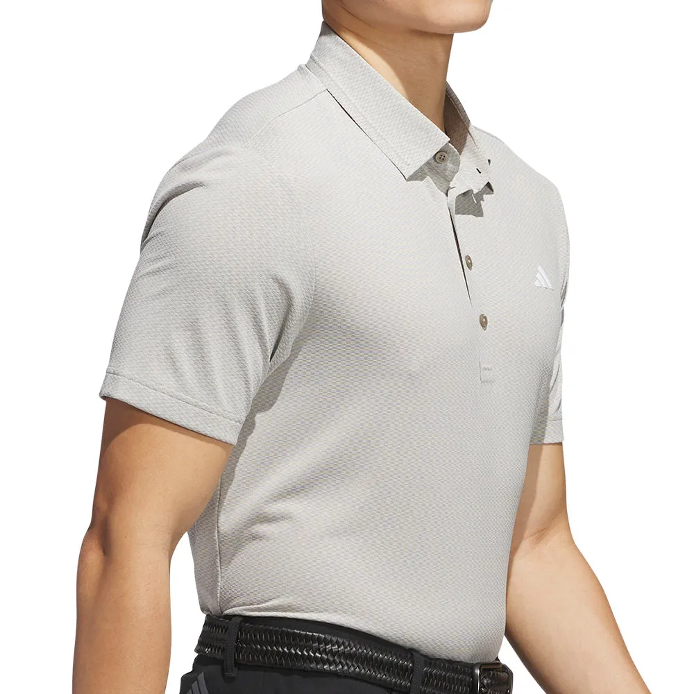 Adidas Ultimate365 Tour Texture Lc Polo Shirt - Putty Beige Footwear for the Fearless Redefine Classic