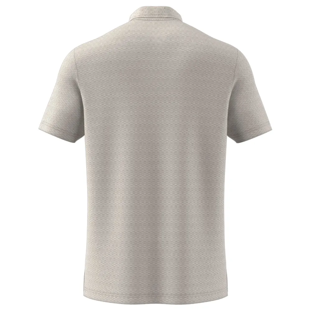Thanksgiving Day Sale Be Unstoppable Adidas Ultimate365 Tour Texture Lc Polo Shirt - Putty Beige