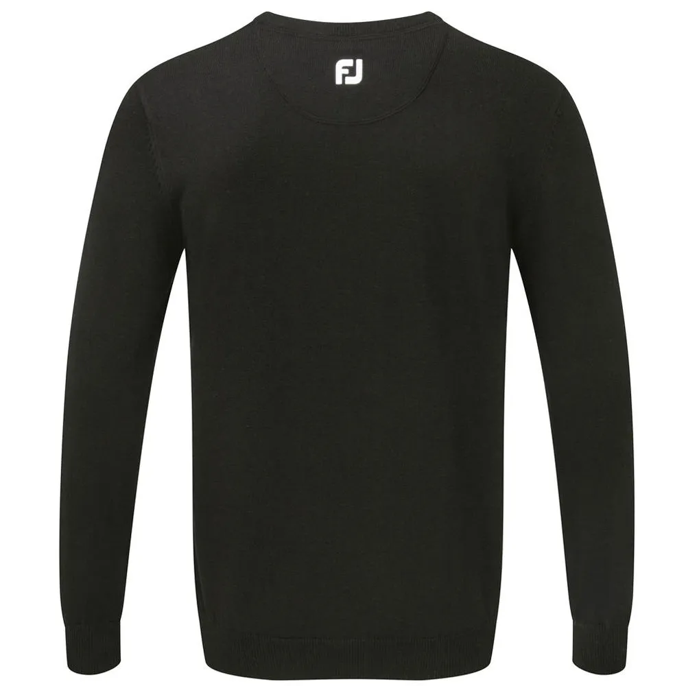 Made to Move Black Friday Sale Footjoy Wool Blend V-Neck Pullover - Black
