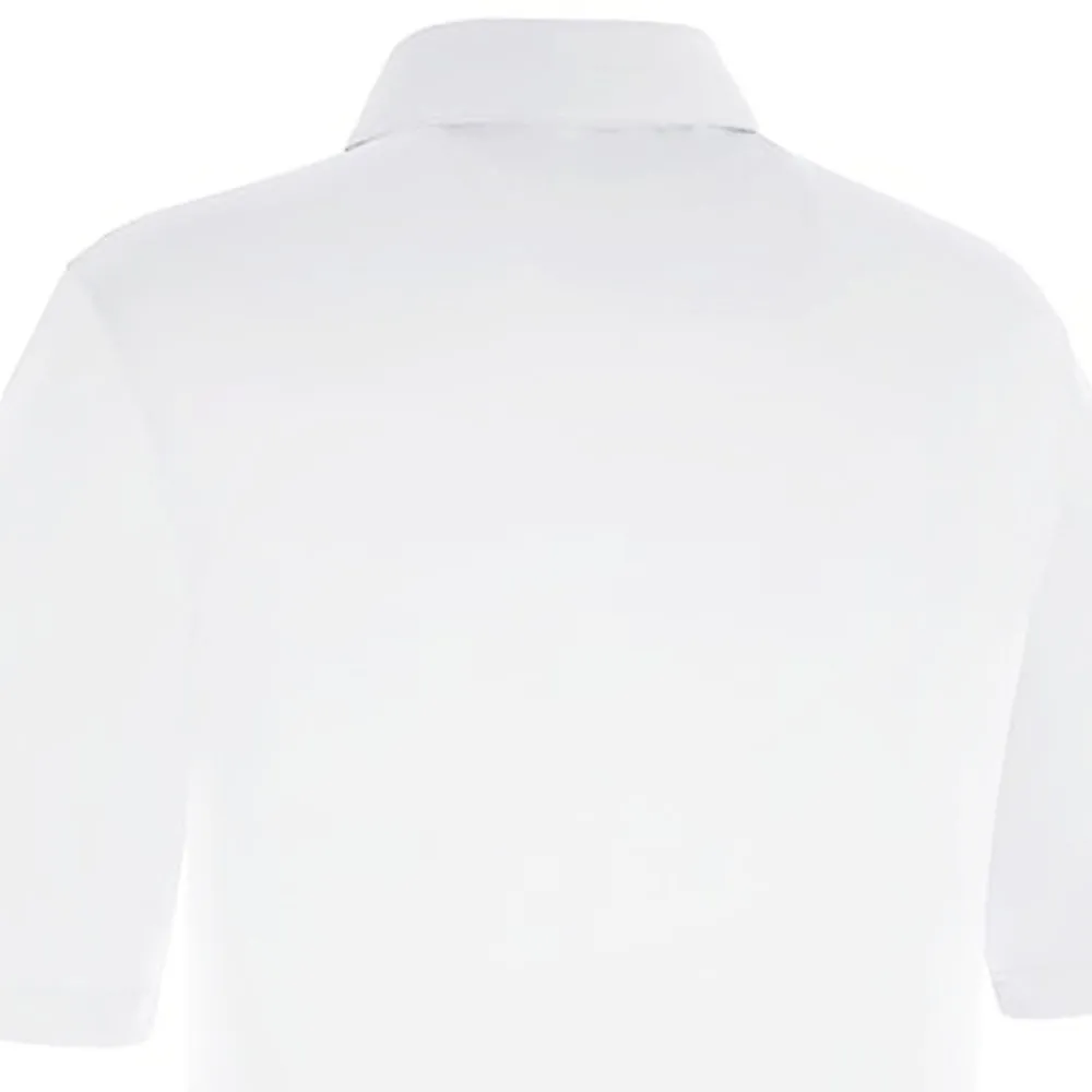 Fuel Your Fire Walk with Power Proquip Pro Tech Peached Polo Shirt - White