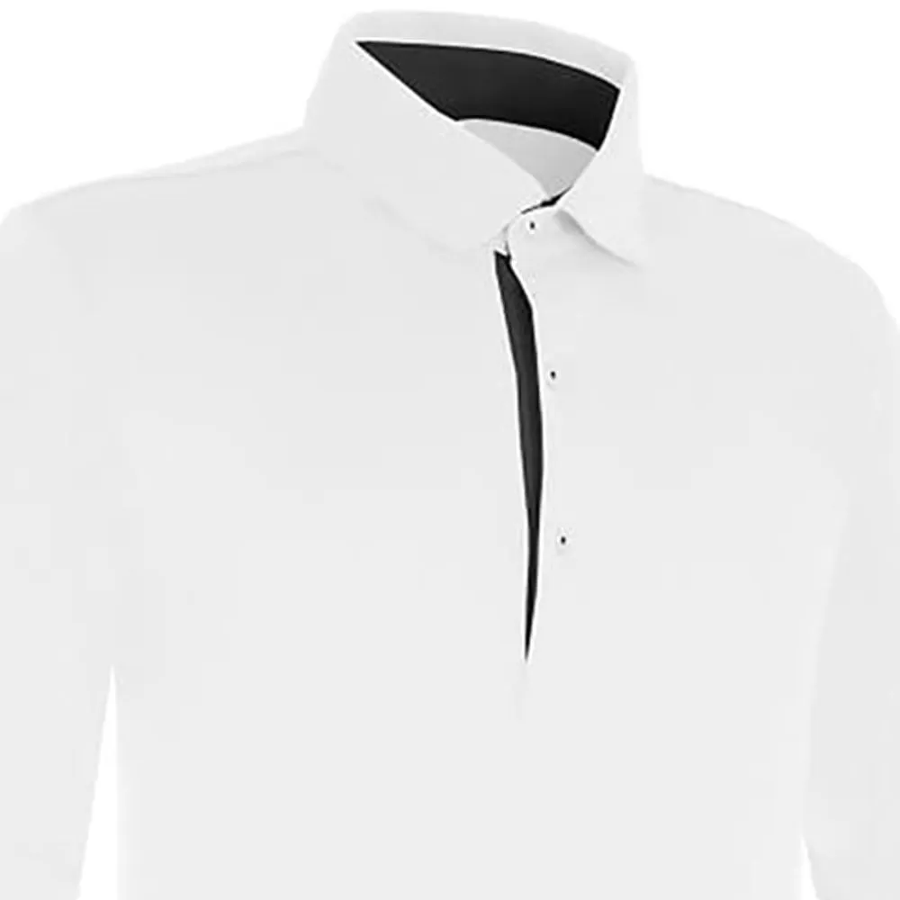 Built for the Bold Proquip Pro Tech Peached Polo Shirt - White