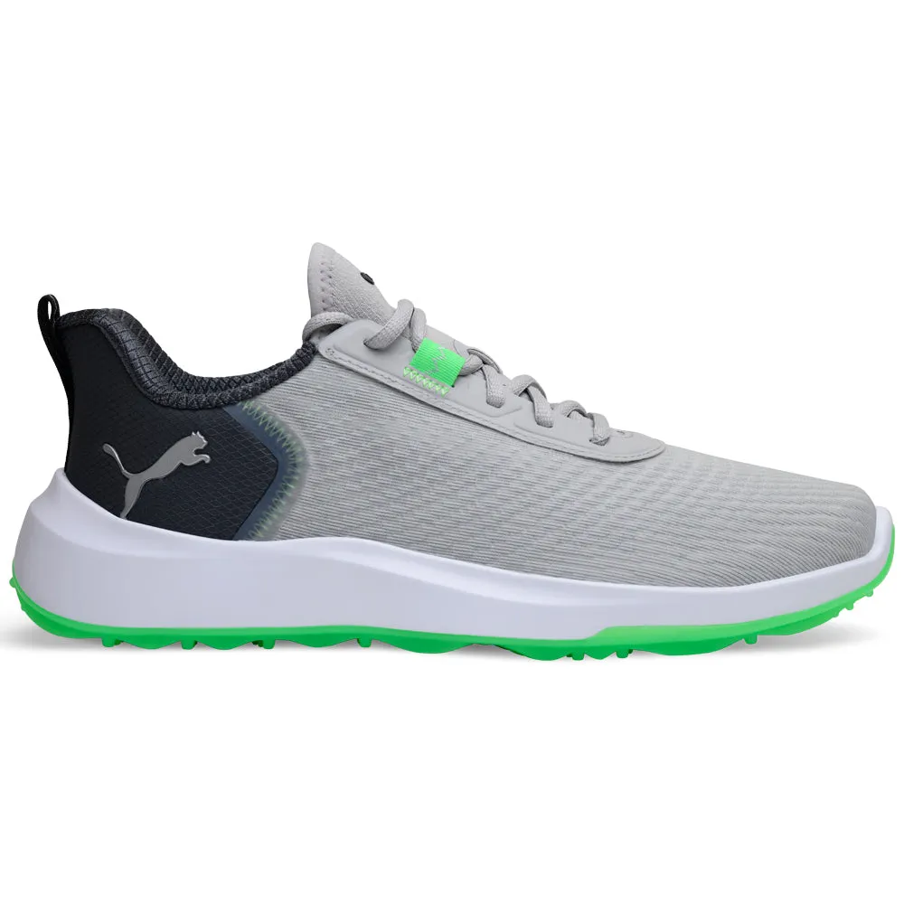 Be Unstoppable Puma Fusion Crush Sport Spikeless Waterproof Shoes - Ash Gray/Strong Gray/Fluro Green Pes
