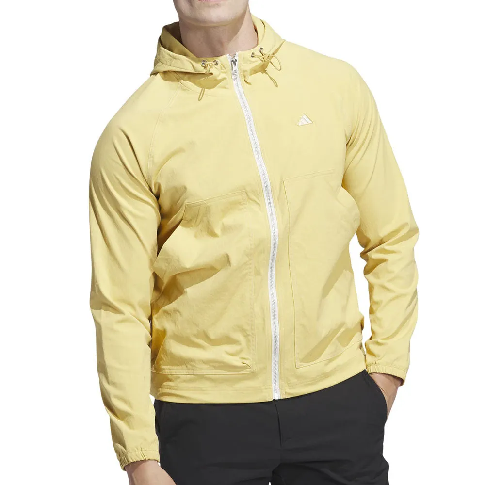 Stay in Motion Adidas Go-To Utility Dwr Full Zip Jacket - Oat
