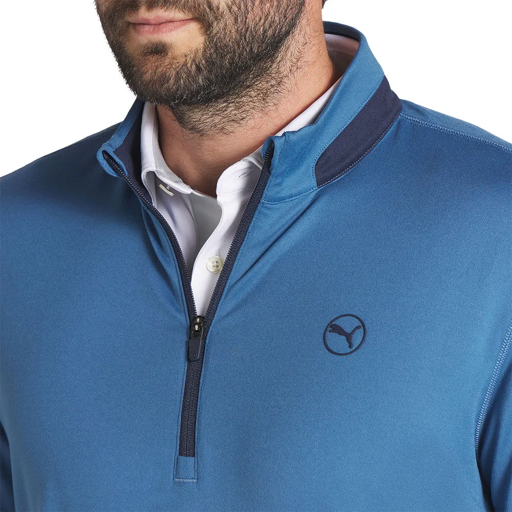 Puma Lightweight 1/4 Zip - Blue Horizon/Deep Navy Big Savings Own the Vibe