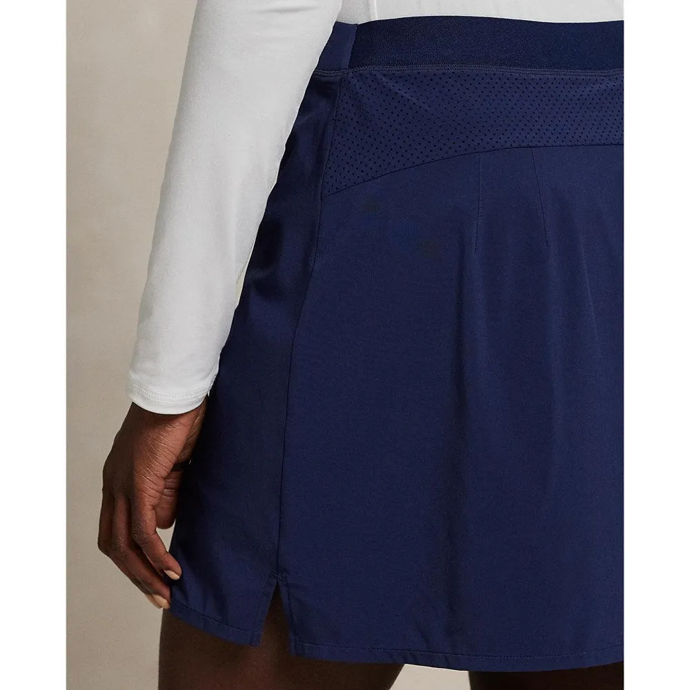 Rlx Ralph Lauren Women'S 17" Performance Aim Golf Skort - Refined Navy Made to Move Budget Friendly