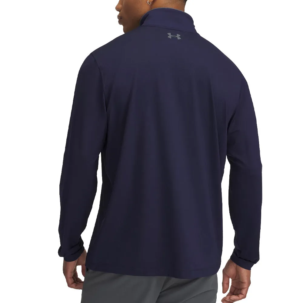 Under Armour Matchplay 1/4 Zip Pullover - Midnight Navy/Pitch Gray Spring Sale Christmas Eve Sale