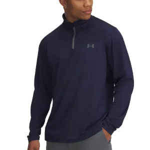 Under Armour Matchplay 1/4 Zip Pullover - Midnight Navy/Pitch Gray Never Just Walk Game-Changer Footwear