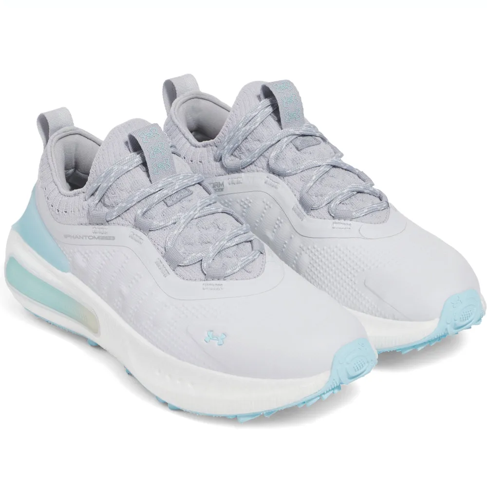 Hit Your Next Level Under Armour Phantom Fore Ladies Spikeless Waterproof Shoes - Distant Gray/Stream/Distant Gray
