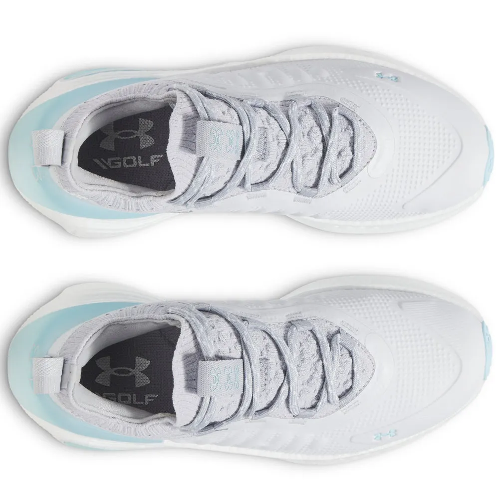 Under Armour Phantom Fore Ladies Spikeless Waterproof Shoes - Distant Gray/Stream/Distant Gray Move Beyond Ordinary