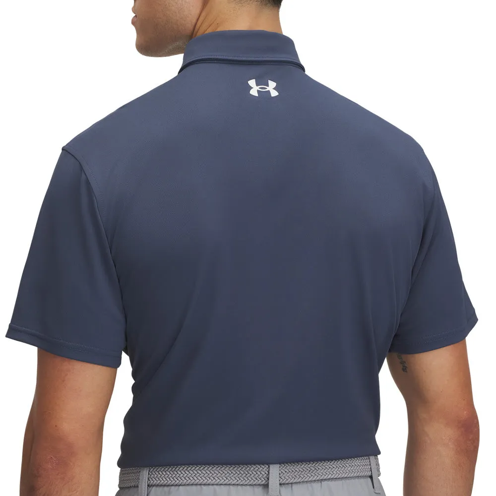 Footwear for the Fearless Step Into Strength Under Armour T2G Pique Polo Shirt - Downpour Grey/White