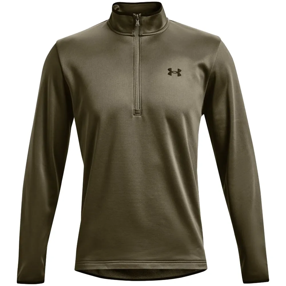 Command Attention No Limits, Just Style Under Armour 1/2 Zip Armour Pullover - Tent/Black