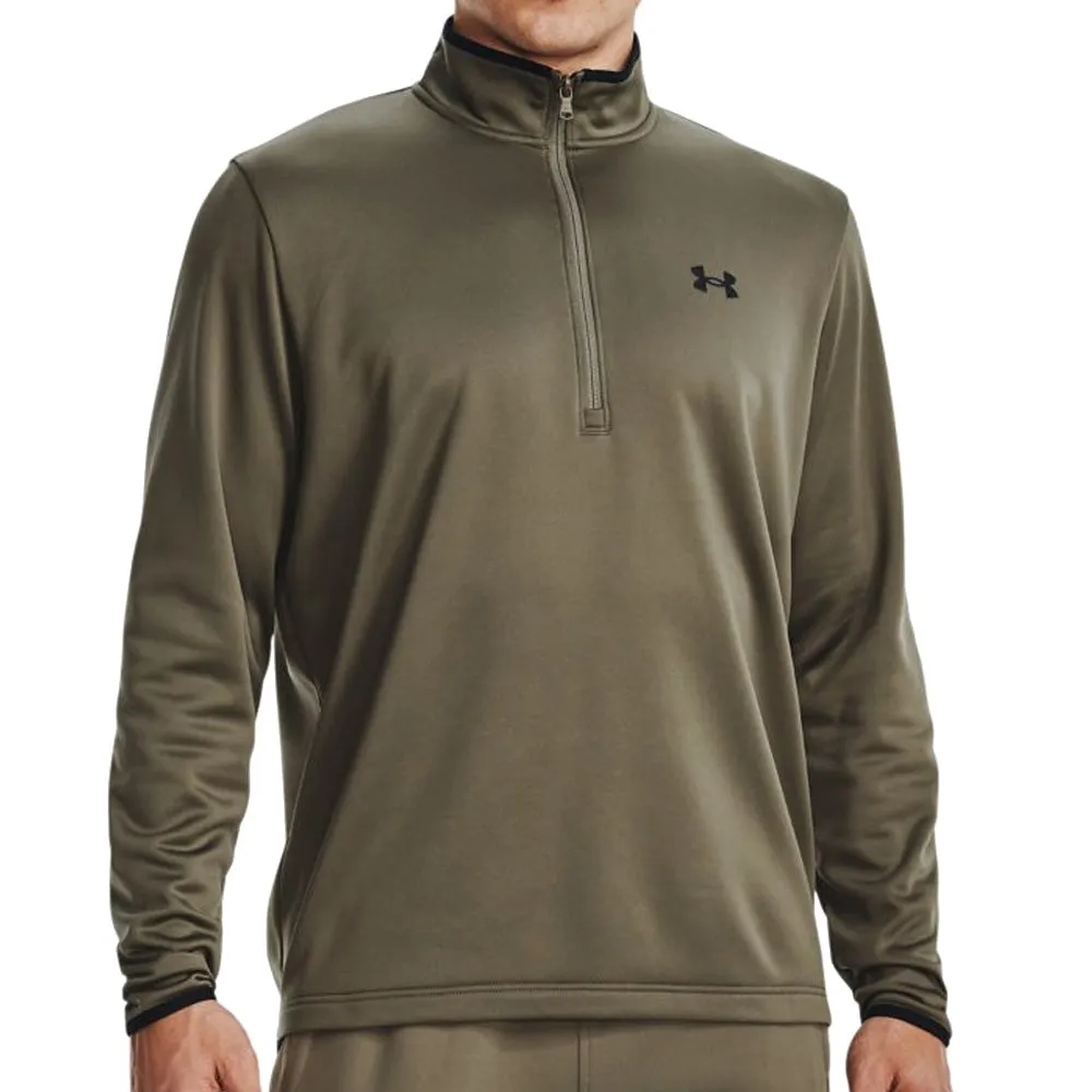 Black Friday Sale Engineered for Speed Under Armour 1/2 Zip Armour Pullover - Tent/Black