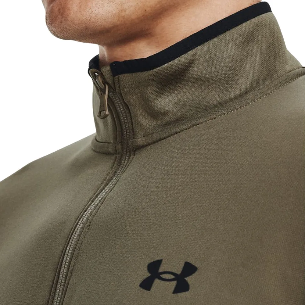 Under Armour 1/2 Zip Armour Pullover - Tent/Black Holiday Sale Command Attention