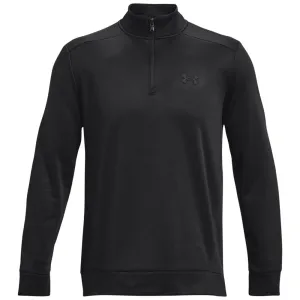 Under Armour Armour Fleece 1/4 Zip Sweater - Black Chase What Moves You Walk Tall