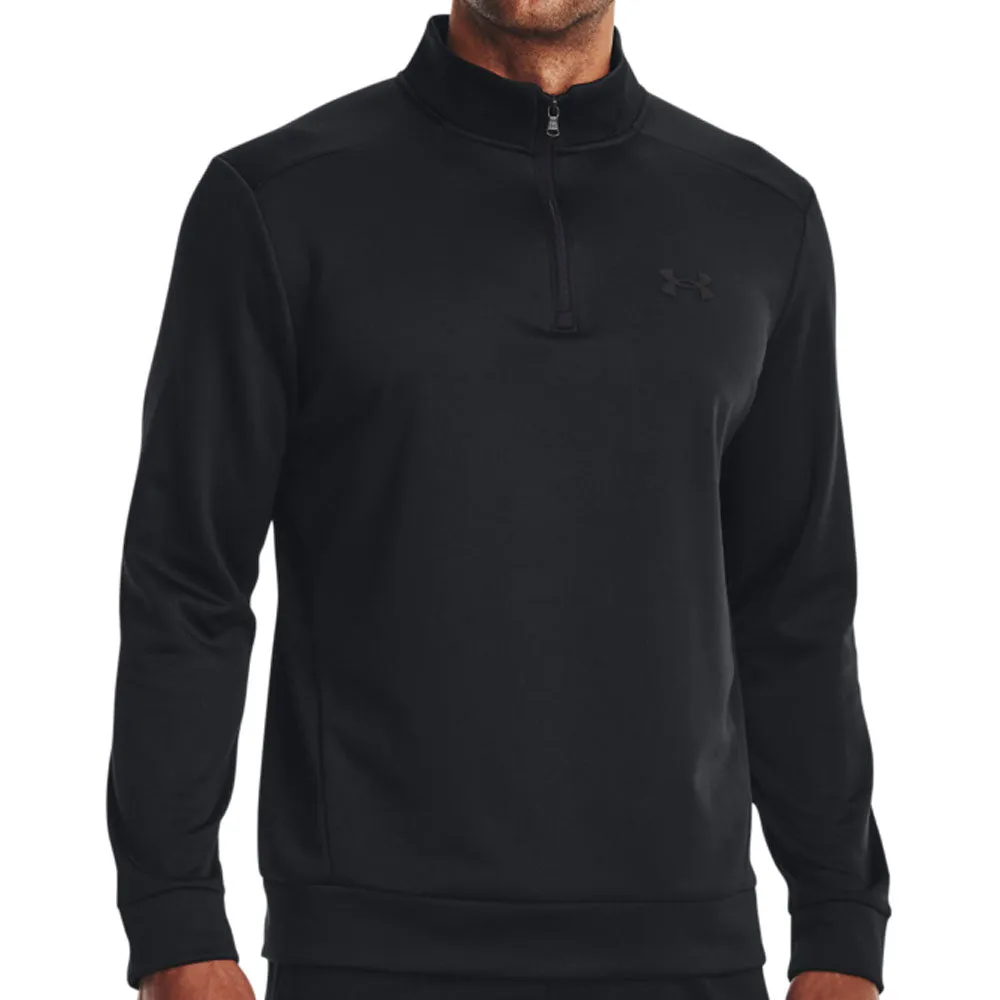 President's Day Sale Under Armour Armour Fleece 1/4 Zip Sweater - Black