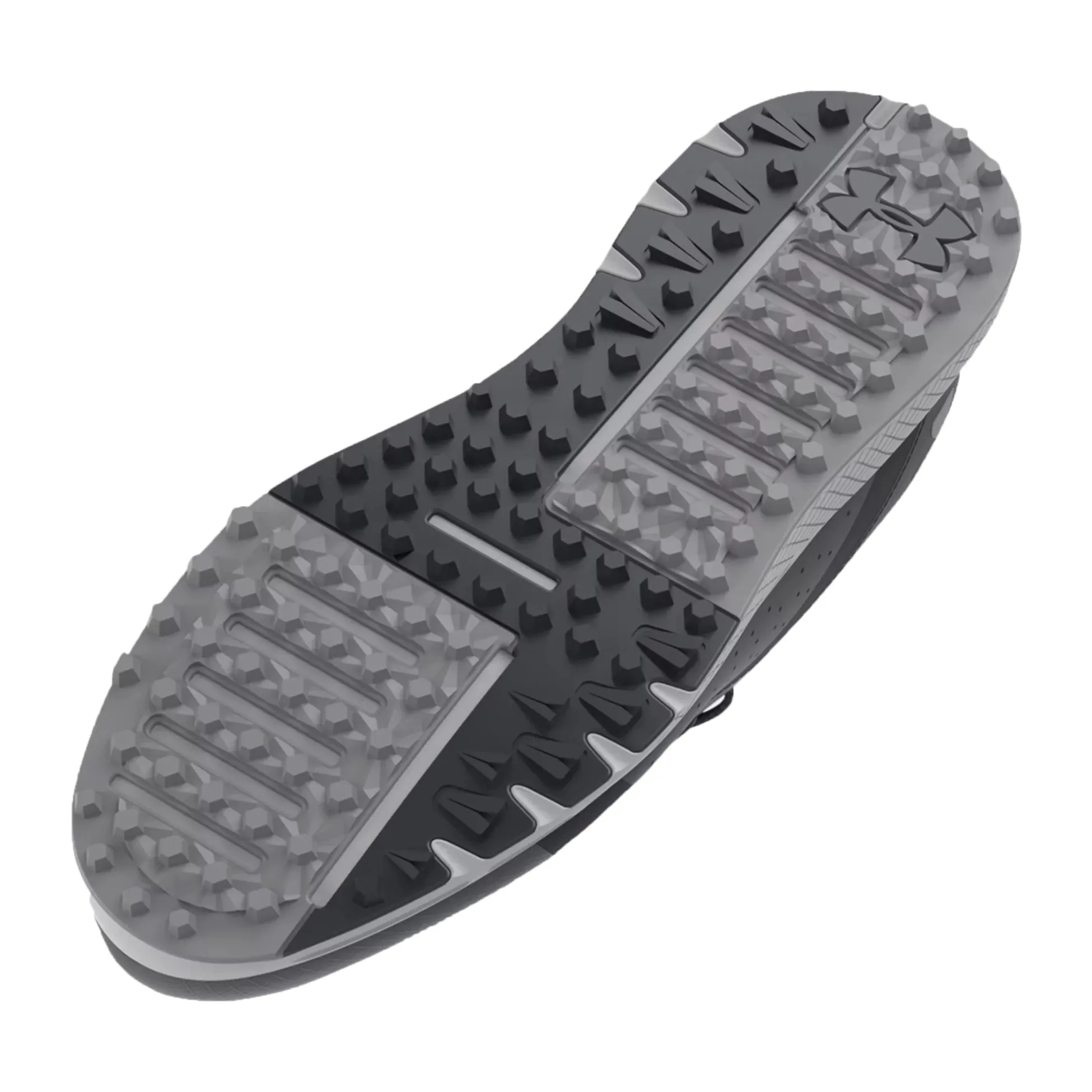 Under Armour Charged Draw 2 Spikeless Golf Shoes - Black/Mod Grey Designed to Dominate Style Meets Power