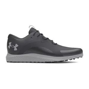 Under Armour Charged Draw 2 Spikeless Golf Shoes - Black/Mod Grey Memorial Day Sale