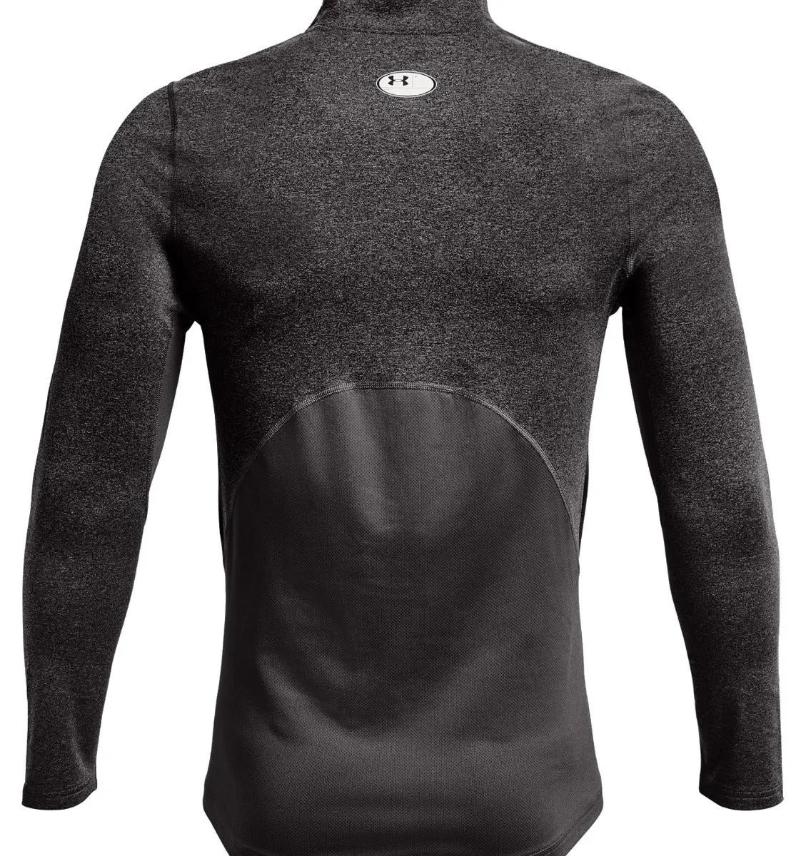 Designed to Dominate Under Armour Coldgear Armour Fitted Mock - Charcoal Light Heather/Black