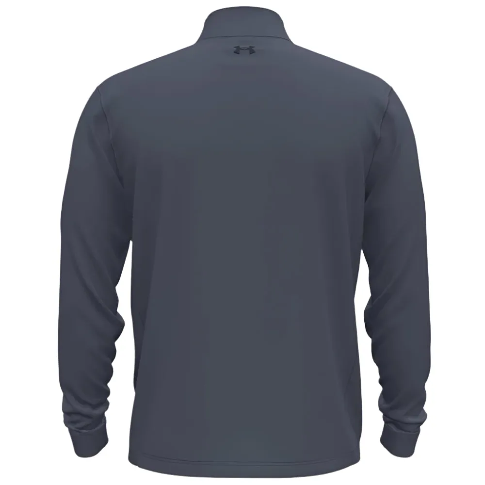 Move Like You Mean It Sweetest Day Sale Under Armour Drive 1/4 Zip Pullover - Downpour Grey/Midnight Navy/Midnight Navy