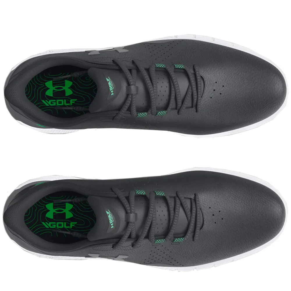 Own the Vibe Stay in Motion Under Armour Drive Fade Spikeless Waterproof Shoes - Black/Black/Titan Gray