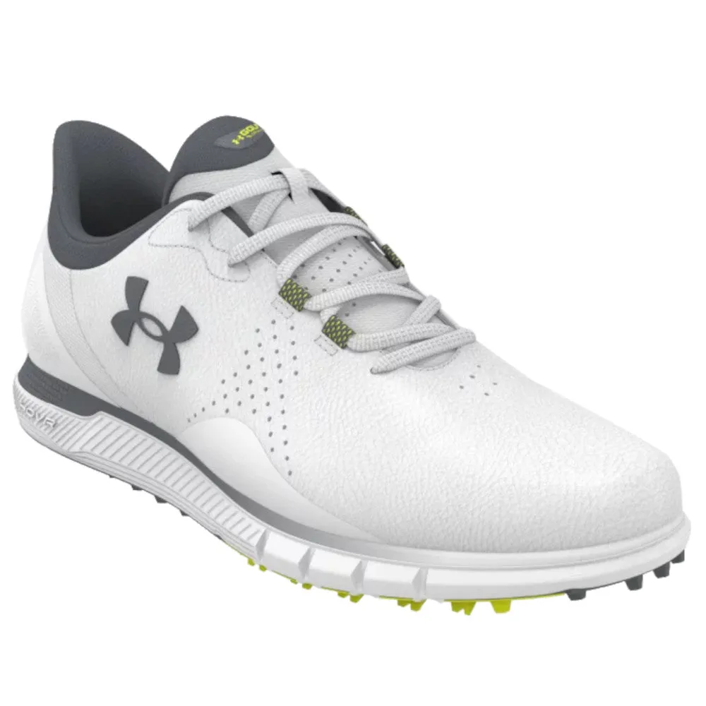 Exclusive Deal Made to Turn Heads Under Armour Drive Fade Spikeless Waterproof Shoes - White/White/Titan Grey