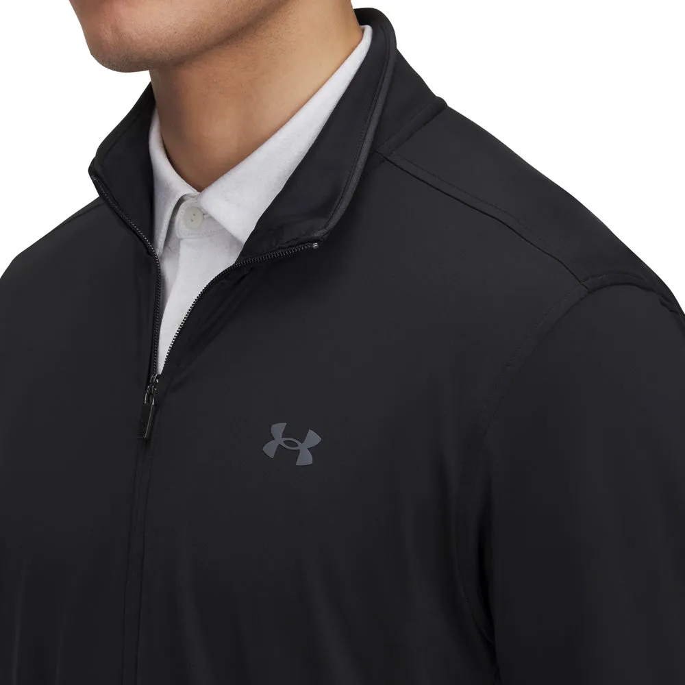 Under Armour Drive Full Zip Pullover - Black/Castlerock Walk with Power Be Unstoppable
