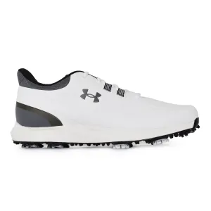 Rise Every Time Under Armour Drive Medal Golf Shoe Golf Shoes - White