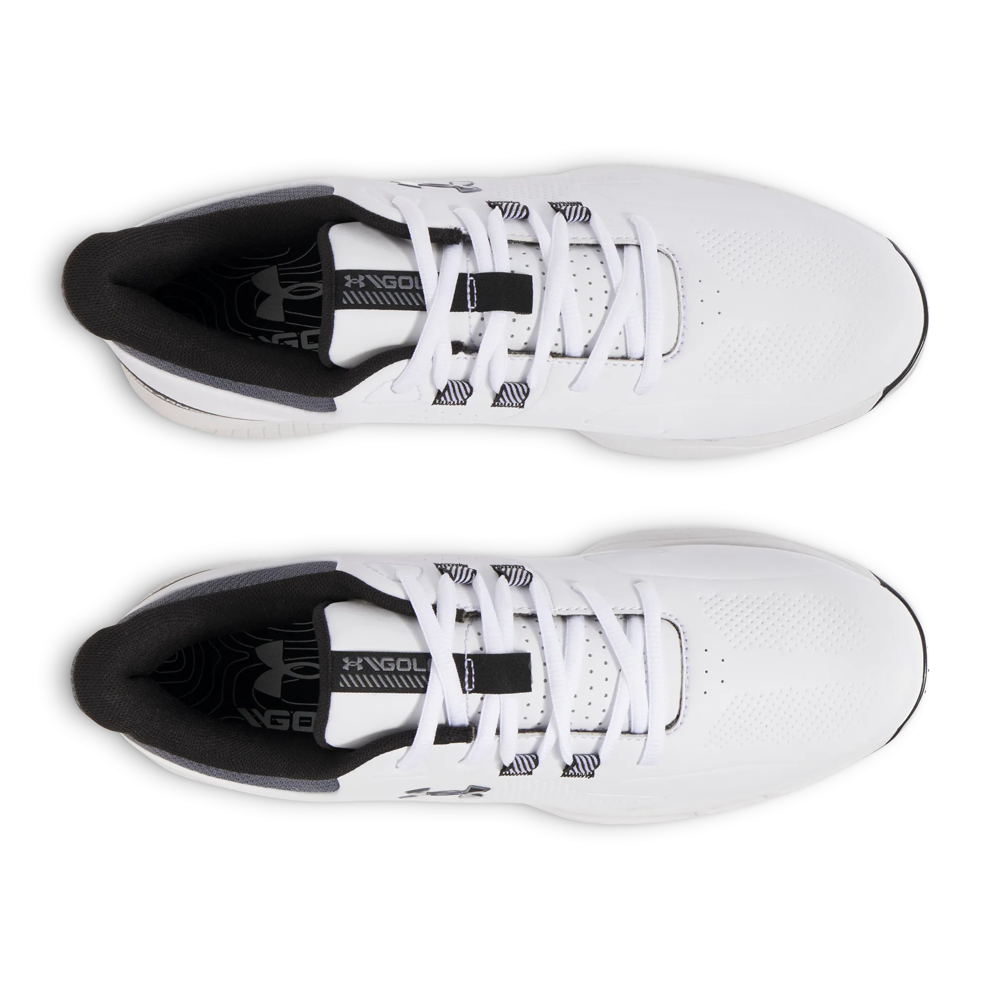 Bring the Heat Cyber Monday Sale Under Armour Drive Medal Golf Shoe Golf Shoes - White