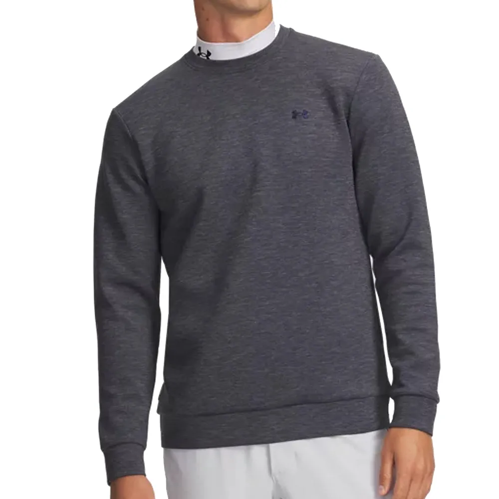 Valentine's Day Sale Under Armour Drive Midlayer Crewneck Pullover - Midnight Navy