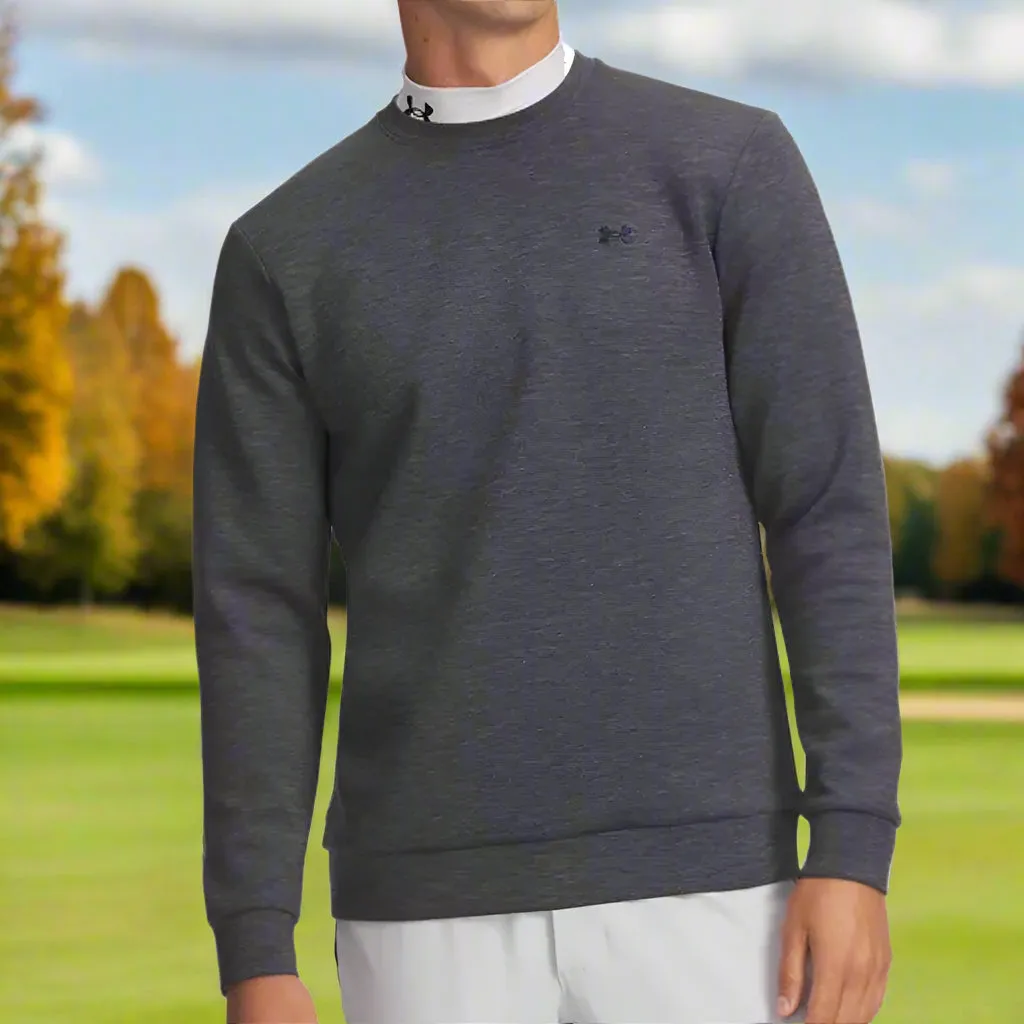 Under Armour Drive Midlayer Crewneck Pullover - Midnight Navy Confidence Starts Here