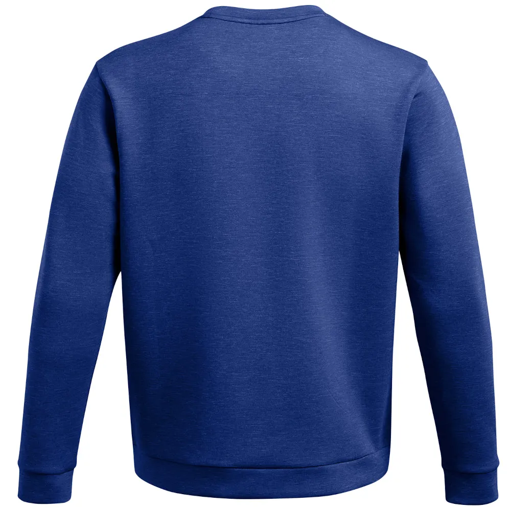 Hit Your Next Level Step Out Boldly Under Armour Drive Midlayer Crewneck Pullover - Tech Blue