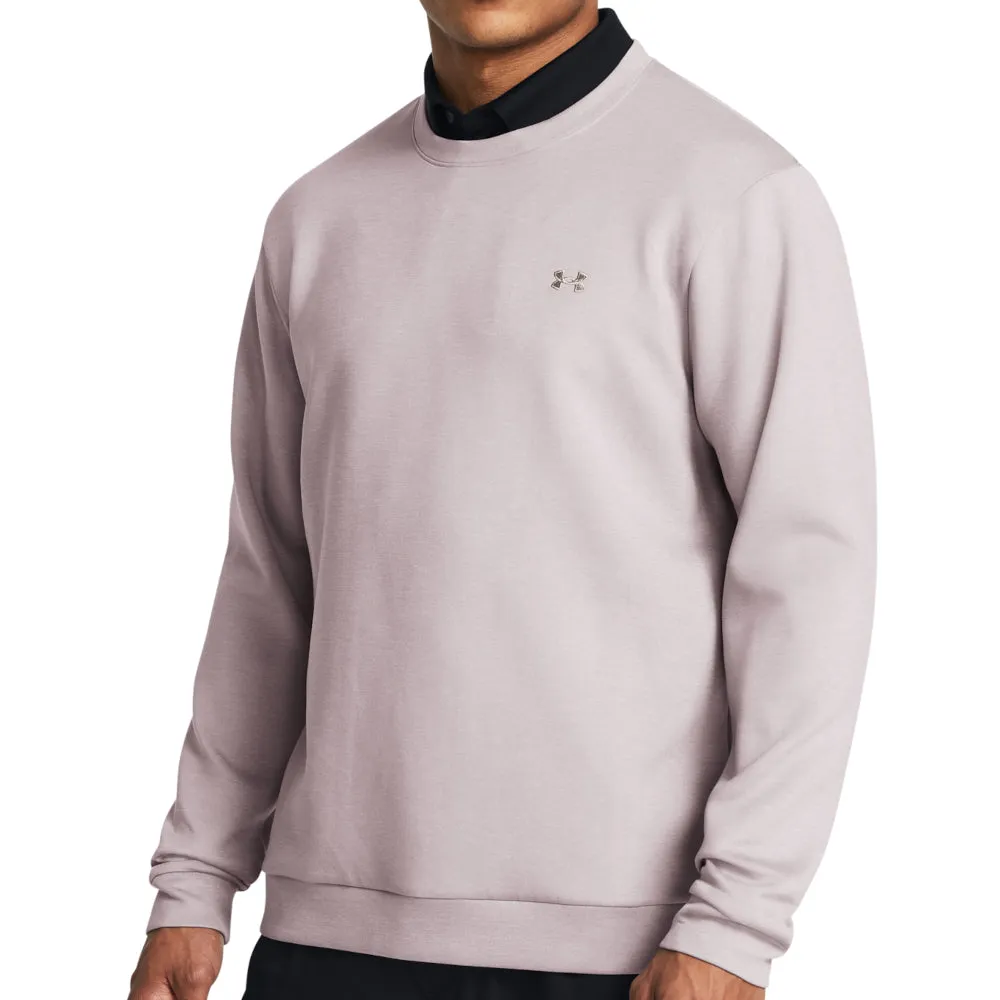 Loud Looks, Smooth Moves Built to Move You Under Armour Drive Midlayer Crewneck Pullover - Tetra Gray/Gray Matter