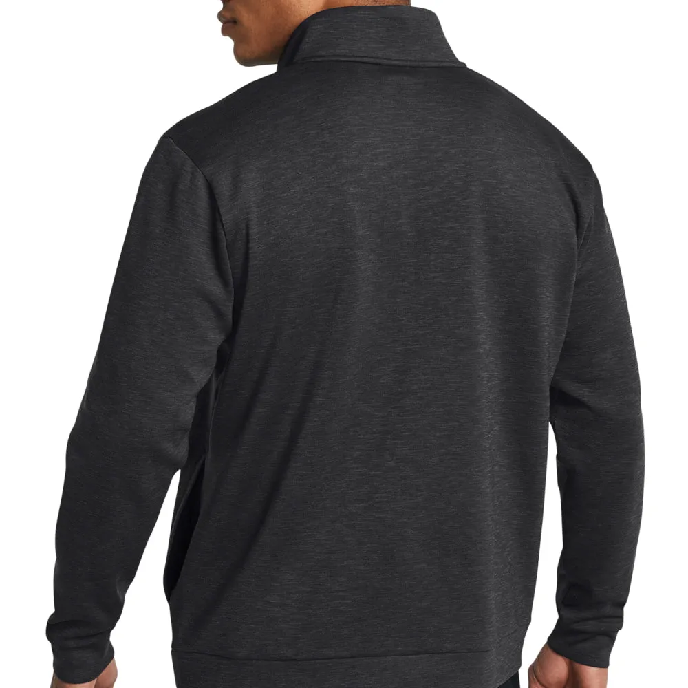 Under Armour Drive Midlayer Pullover - Black/Anthracite Never Just Walk Make a Statement