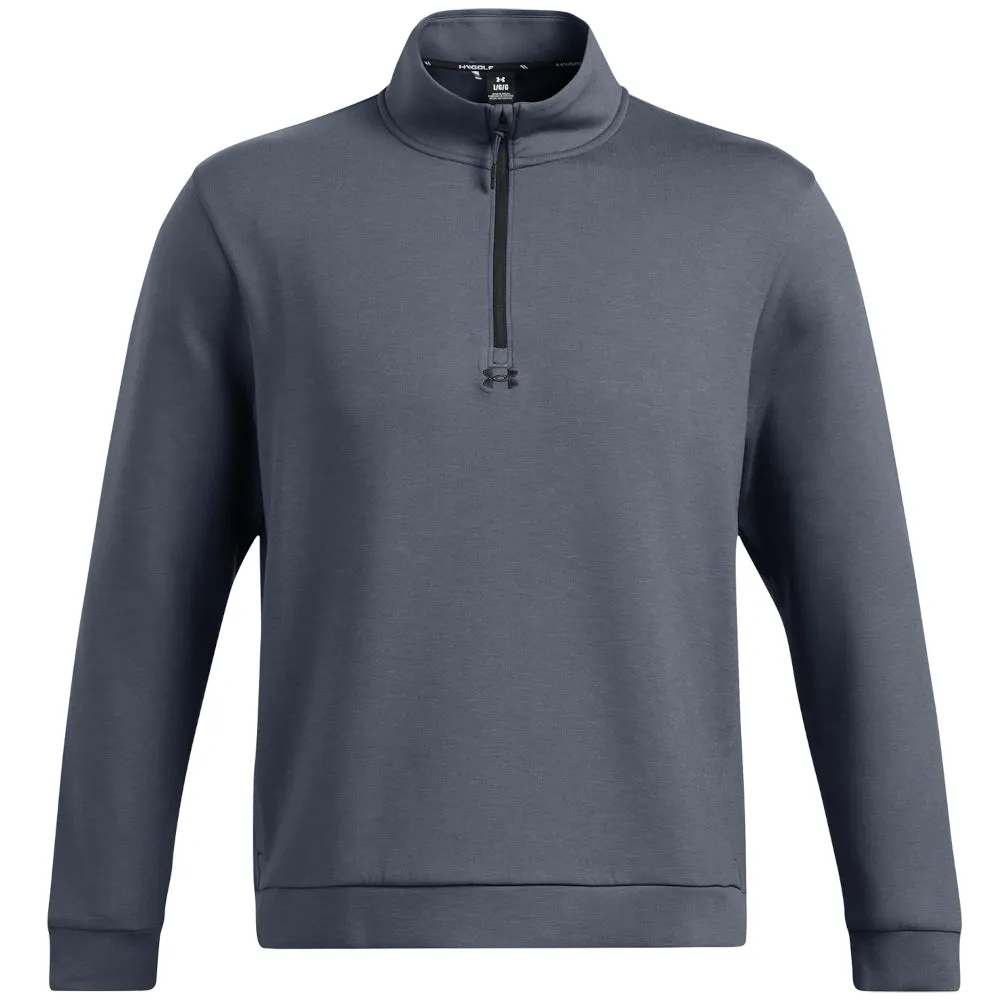 Own the Moment Under Armour Drive Midlayer Pullover - Downpour Gray/Gravel