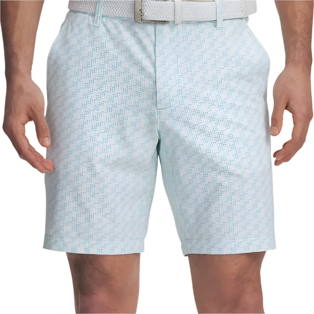 Under Armour Drive Printed Tapered Shorts - Stream/White/Halo Gray Loud Looks, Smooth Moves
