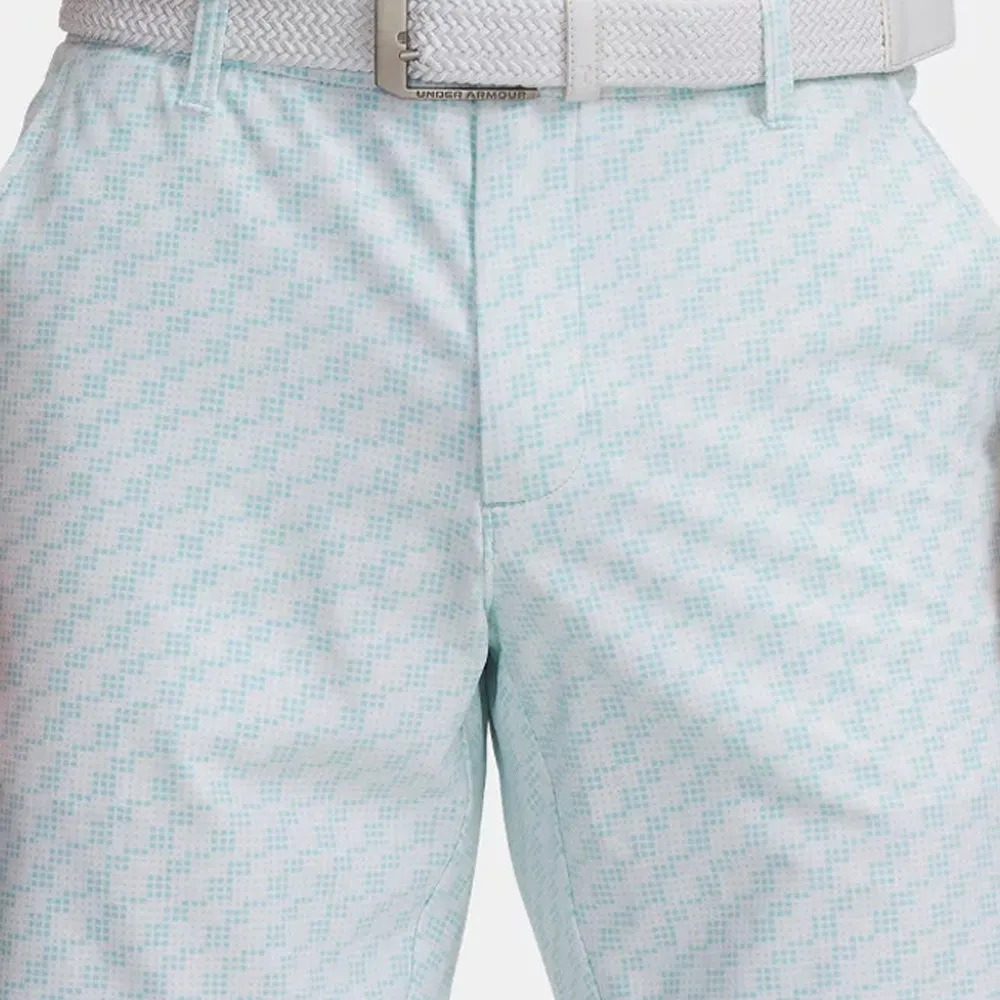 Under Armour Drive Printed Tapered Shorts - Stream/White/Halo Gray Special Offer Black Friday Sale