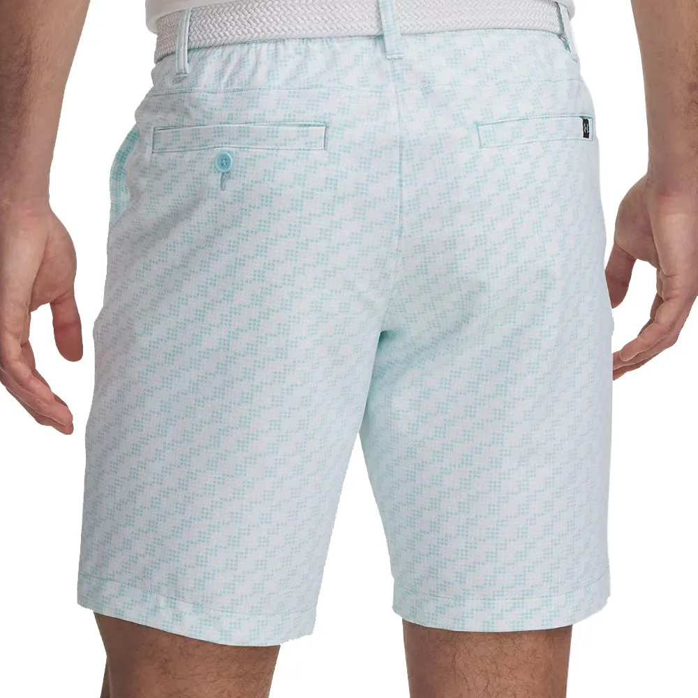 Limited Time Offer Under Armour Drive Printed Tapered Shorts - Stream/White/Halo Gray