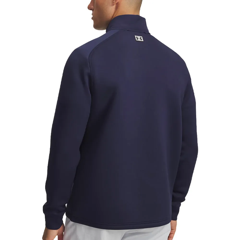 Independence Day Sale Under Armour Drive Pro Hybrid 1/2 Zip Pullover - Midnight Navy/Black