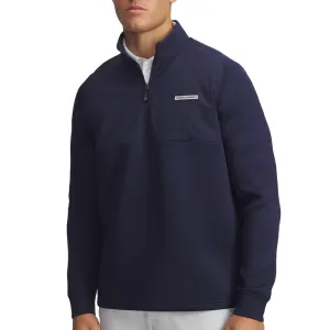 Under Armour Drive Pro Hybrid 1/2 Zip Pullover - Midnight Navy/Black Hit Your Next Level President's Day Sale