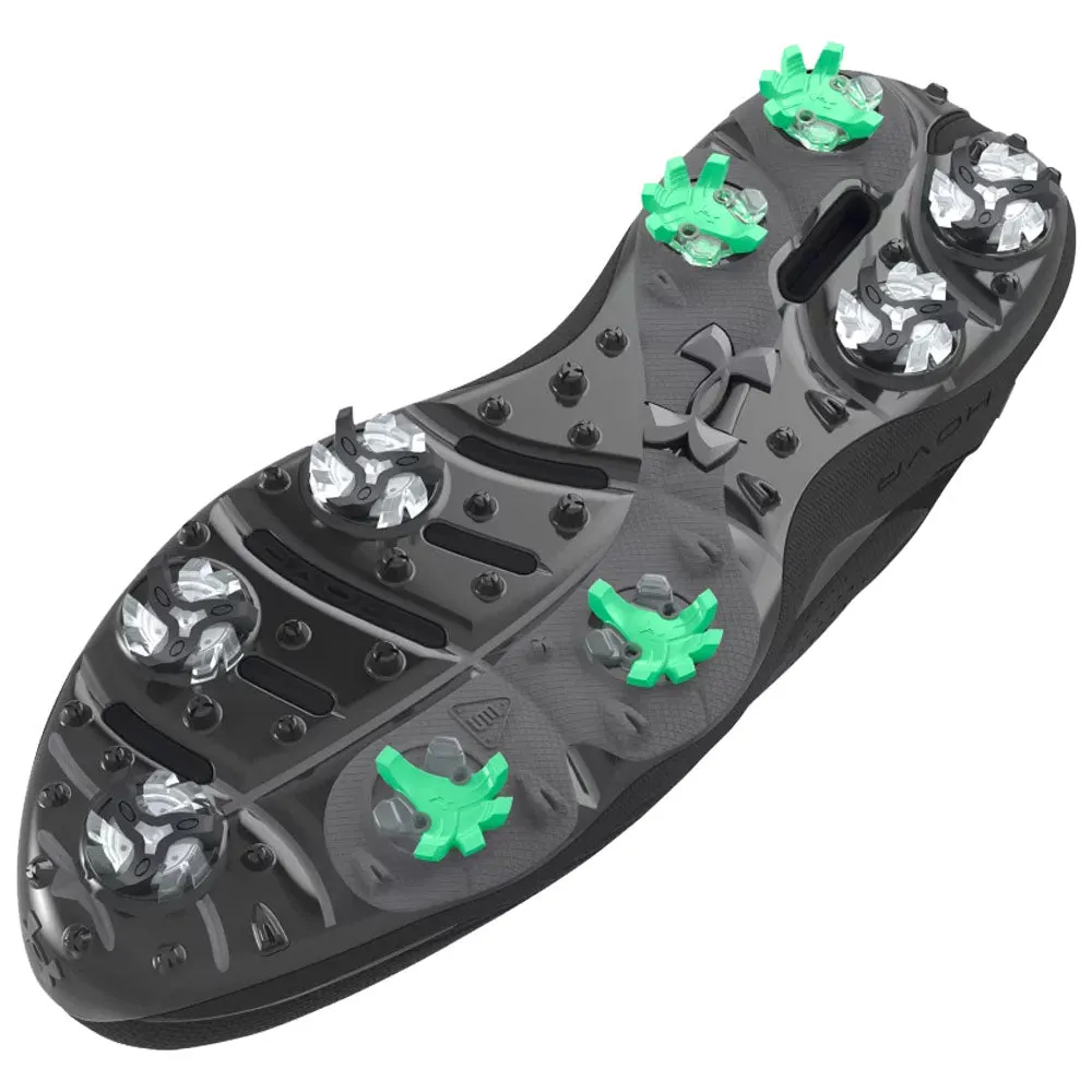 Exclusive Deal Under Armour Drive Pro Spiked Waterproof Shoes - Black/Black/Metallic Gun
