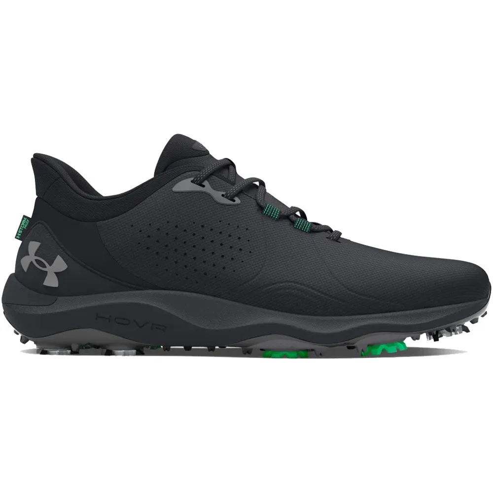 Halloween Sale Built to Move You Under Armour Drive Pro Spiked Waterproof Shoes - Black/Black/Metallic Gun
