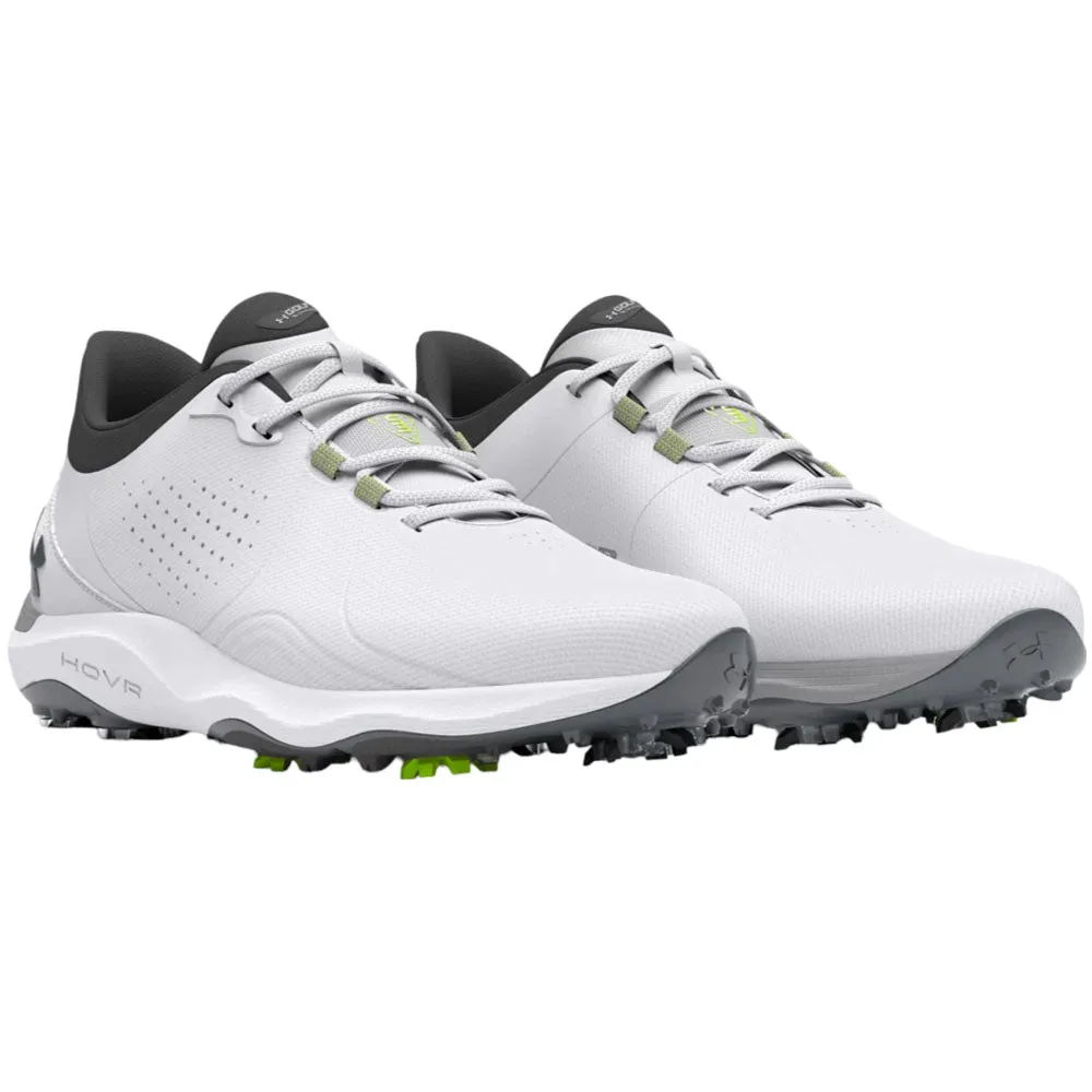 Under Armour Drive Pro Spiked Waterproof Shoes - White/White/Metallic Gun M Affordable
