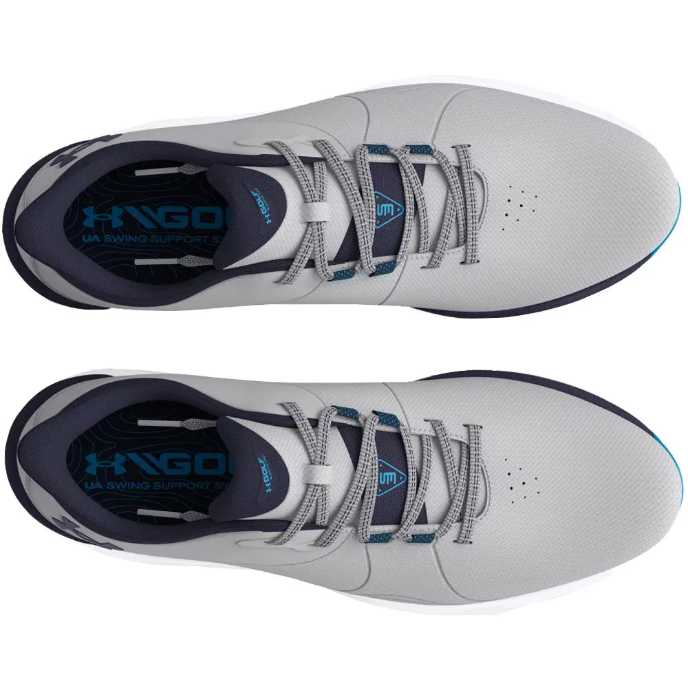 Mother's Day Sale Under Armour Drive Pro Spikeless Waterproof Shoes - Mod Gray/Capri/Midnight Navy