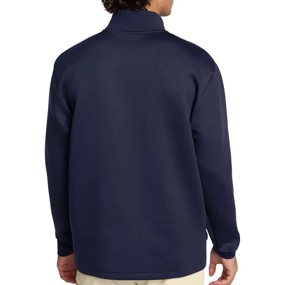 Break Boundaries Under Armour Drive Pro Storm Hybrid 1/2 Zip Sweater - Midnight Navy