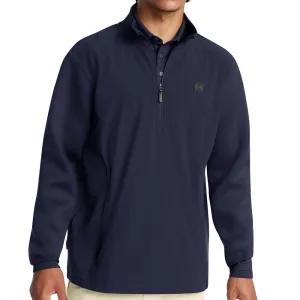 President's Day Sale Performance Unleashed Under Armour Drive Pro Storm Hybrid 1/2 Zip Sweater - Midnight Navy