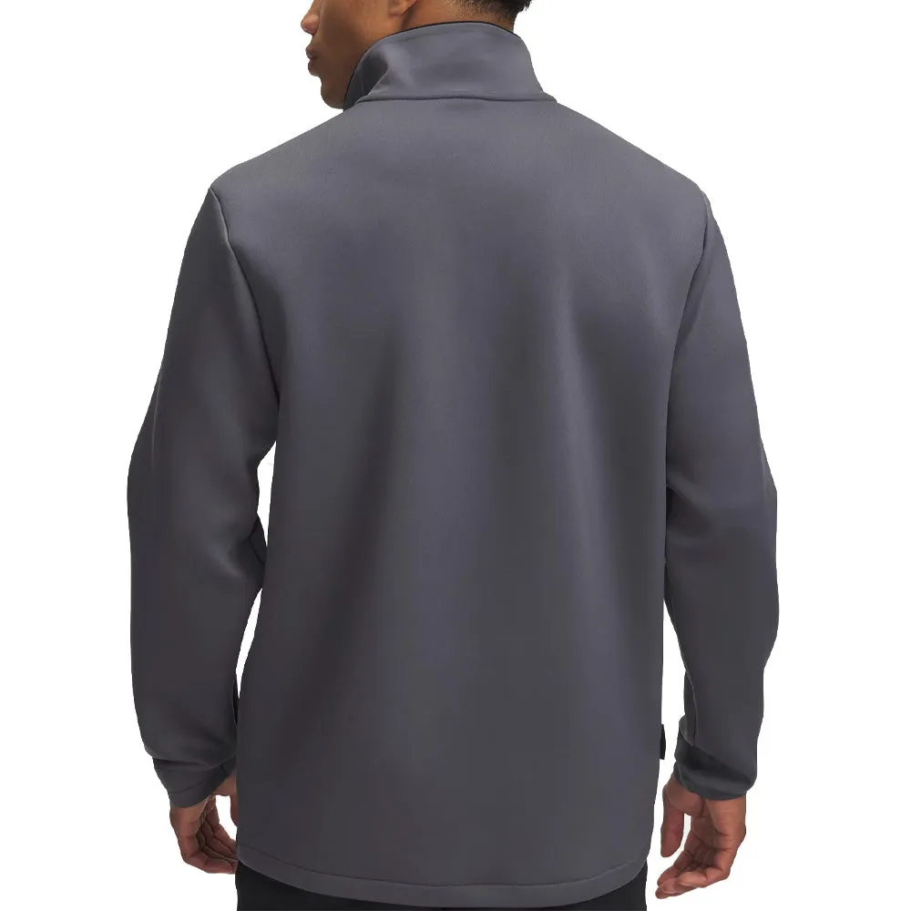 Under Armour Drive Pro Storm Hybrid 1/4 Zip - Castlerock/Metallic Silver Big Savings Style Meets Power